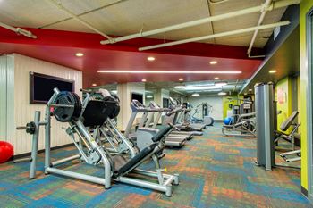 Fitness center equipment